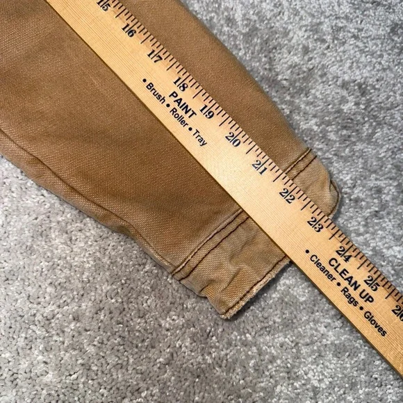 VTG Y2K Abercrombie Boys XL Tan Canvas Blanket Lined Work Utility Jacket‎